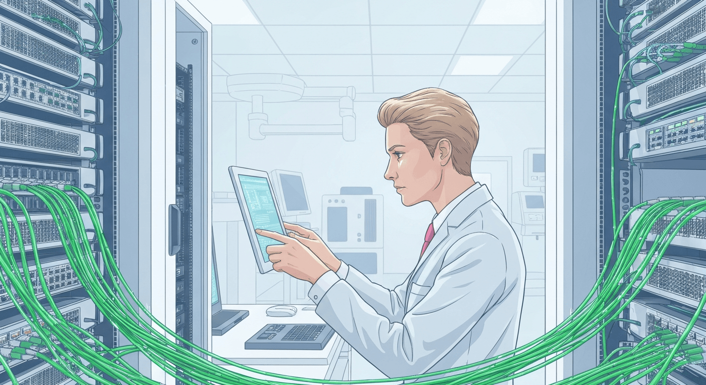 Link dedicado para hospitais e clínicas: zero downtime e SLA crítico