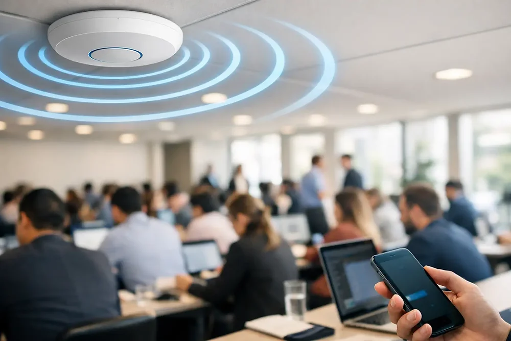 Wi-Fi em alta densidade sem gargalos